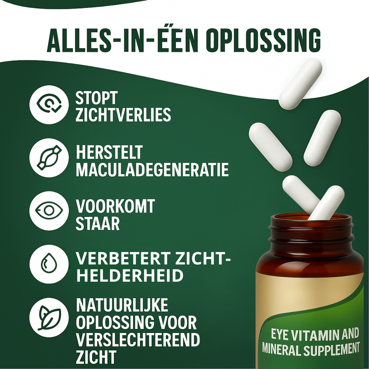 ClearVision AREDS+ Shield - 7-in-1 Geavanceerde Oogformule